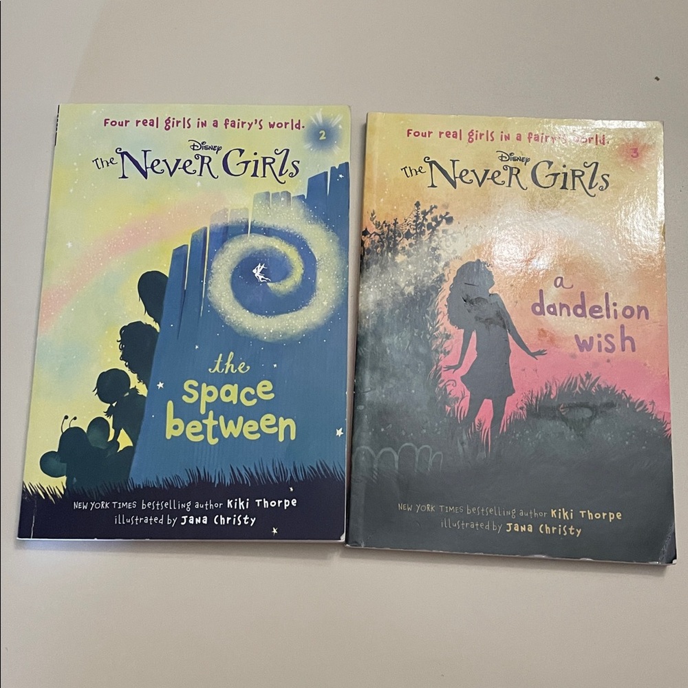 Kiki Thorpe Disney’s “The Never Girls”Novel Collection - Colorful Paperback Set - Picture 3 of 11